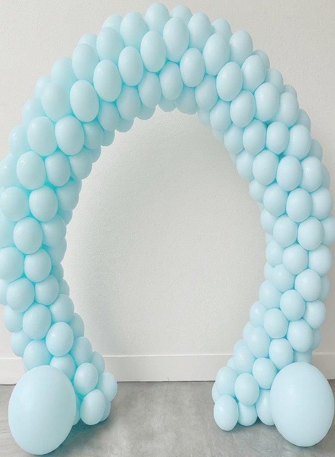 AMFIN (Pack of 50) Pastel Birthday Decoration Item Balloons - Blue - Image 4